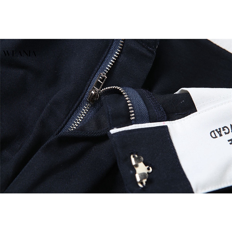 Quần Dài Lưng Thấp Dáng Rộng Màu Sắc Đơn Giản Quyến Rũ Cho Nữ