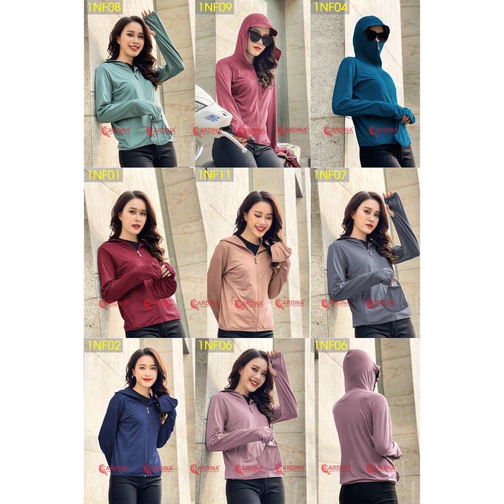 [Hàng Hè 2021] Áo Chống Nắng 1 Lớp Chất Thun Lạnh Cao Cấp Chính Hãng CARDINA | BigBuy360 - bigbuy360.vn