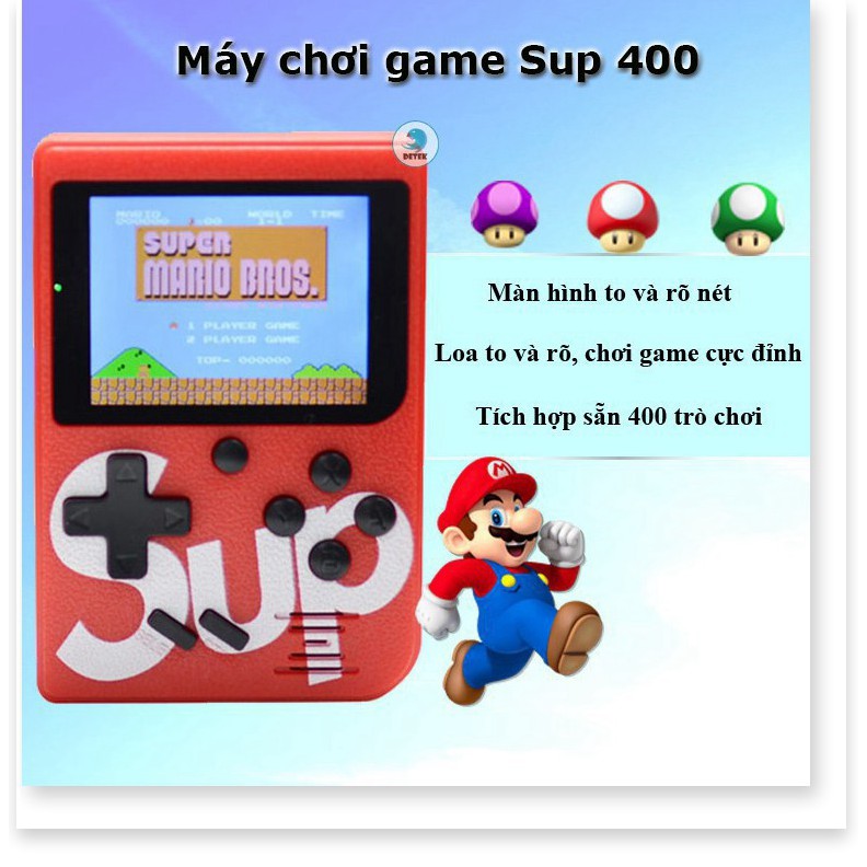 Máy chơi game 4 nút cầm tay sup 400 trò huyền thoại