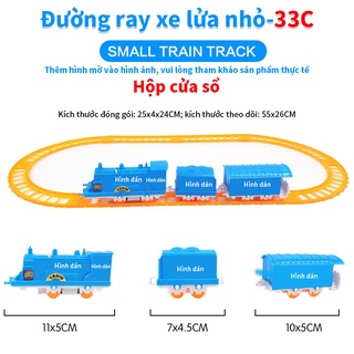 Bộ Đồ Chơi Đường Ray Xe Lửa Điện Tự Làm Cho Bé