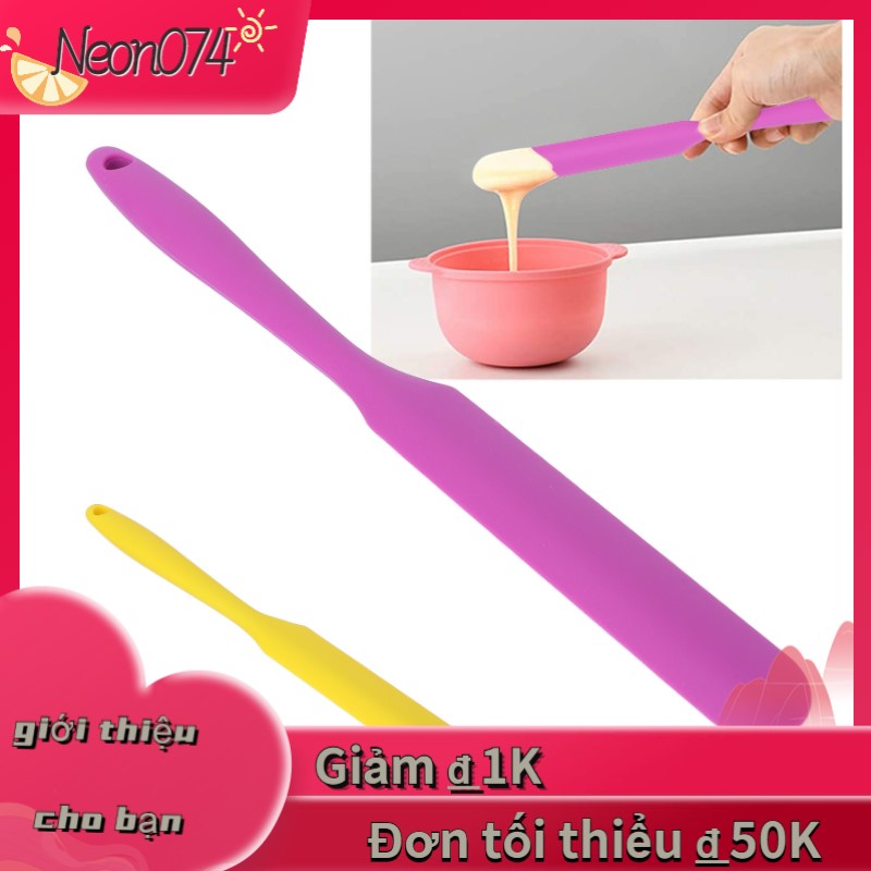 Neon074 Wax Spatula Melting Applicator Hair Removal Bean Scraper Multifunctional Silicone  Thìa phết sáp nóng