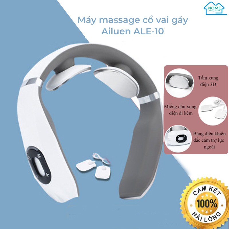 Máy massage cổ vai gáy Ailuen ALE-10 Máy Massage Neck Mass Điều Trị Cổ Vai Gáy - ENZO PRO