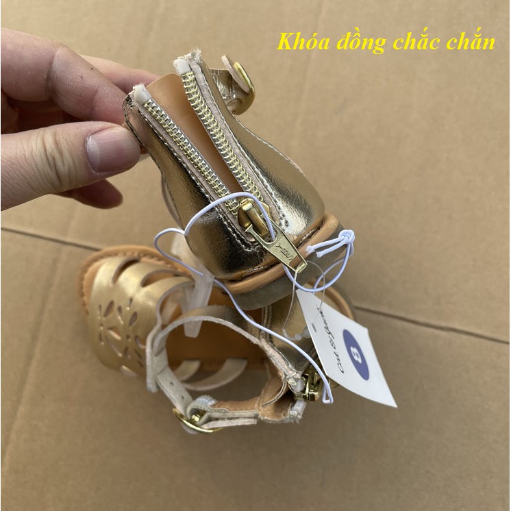 Dép sandal chiến binh cho bé gái da PU mềm cực xinh ❤️FREESHIP❤️ hàng xuất Cat Jack - Có ảnh thật