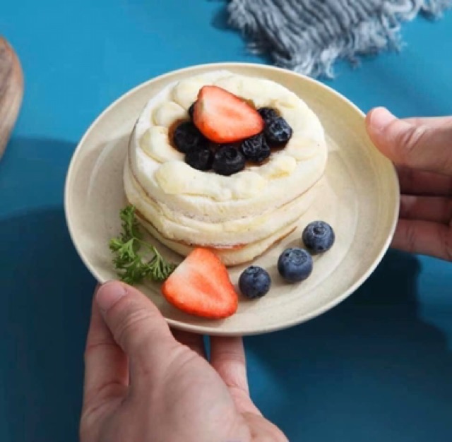 Bộ 6 chiếc đĩa lúa mạch ( 6 chiếc 6 màu cực xinh hàng hot 2020)