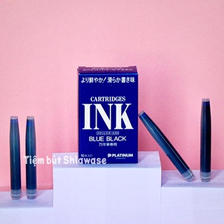 Hộp 10 ống mực bút máy platinum dye ink cartridge