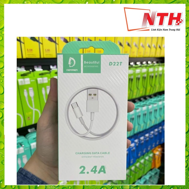 Cáp sạc Denmen D22L dành cho IP