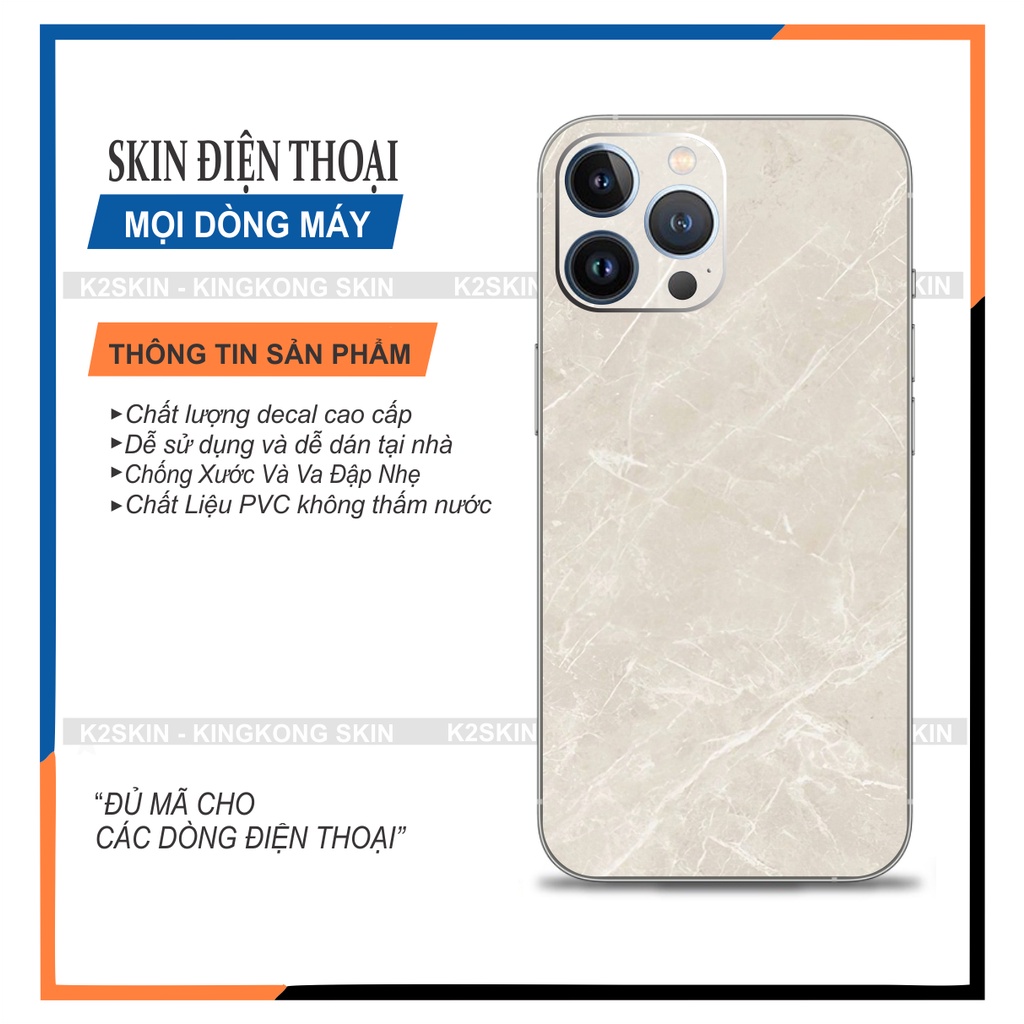 Miếng dán Skin cho Android và  Iphone 6/7/8/x/xs/11/12pro/13promax/13/13pro ( Mã skin 099)