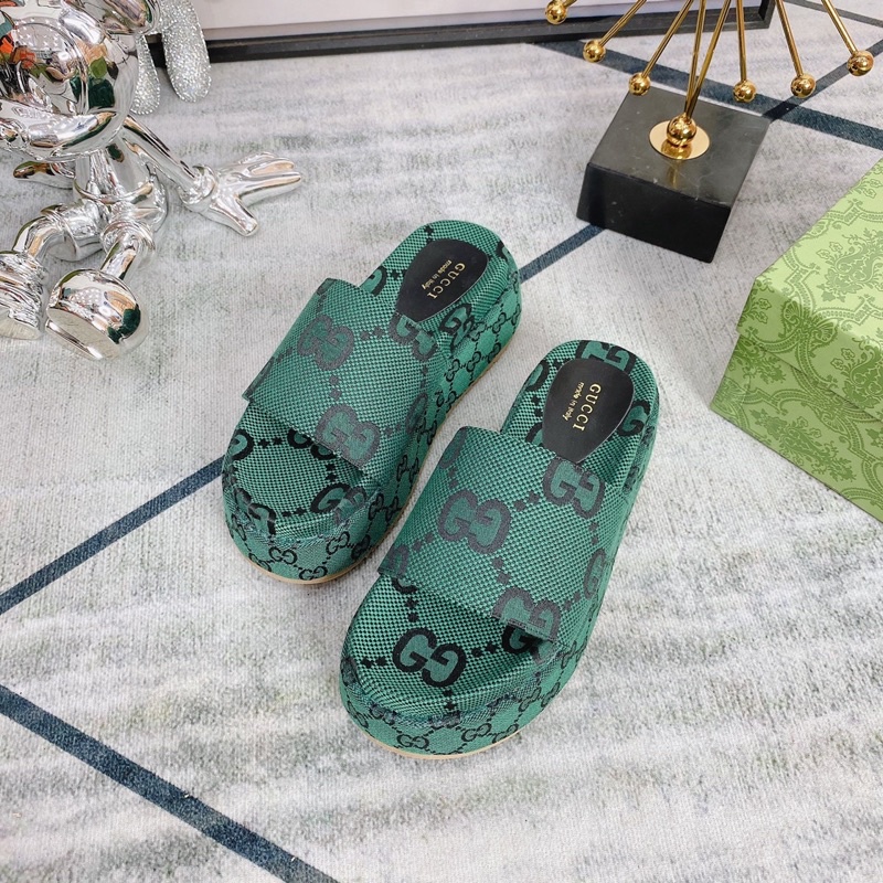 Xuồng gucci bánh mì về 3 màu đế cao 6p