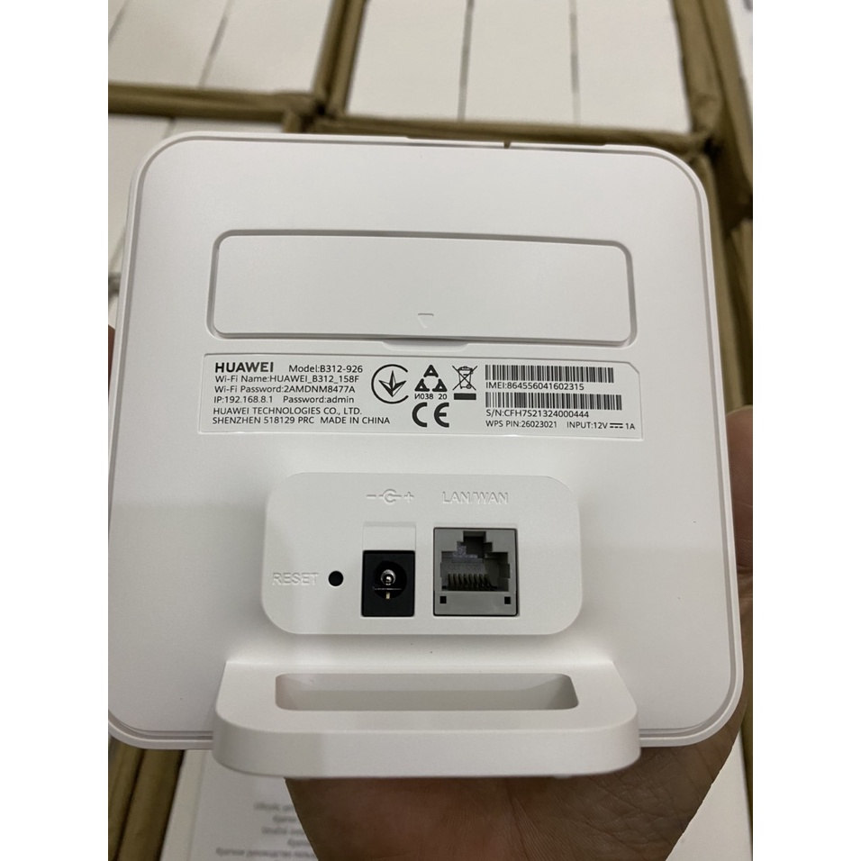 Huawei B311B - Phát wifi từ sim 4G truy cập 32 thiết bị, Tặng kèm anten.