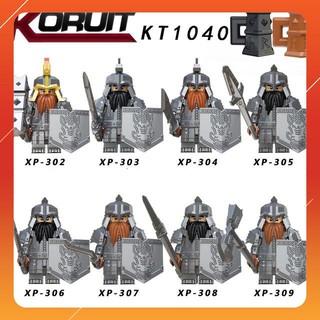 Đồ Chơi  Minifigures Các Chiến Binh Người Lùn KT1040 Lord of The Ring Mẫu Mới Ra Siêu Đẹp