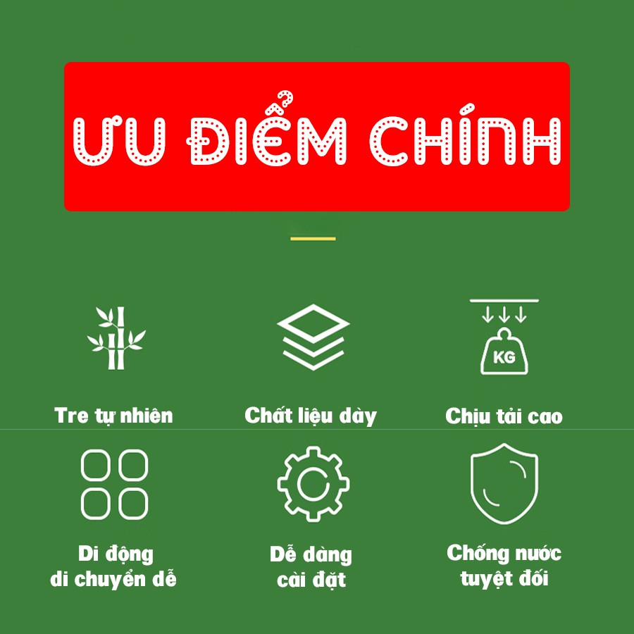 Giá móc treo quần áo gắn tường gỗ tre tự nhiên cao cấp VANGO V20 Sơn phủ bóng chống nước, chống mối mọt cực tốt