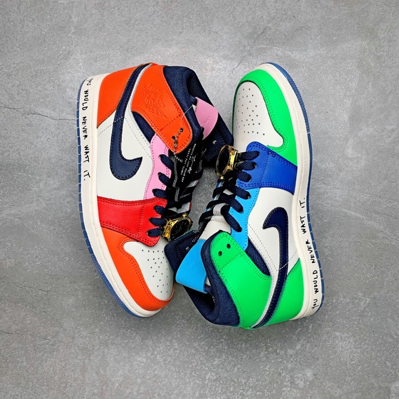 Giày Air Jordan 1 Mid "Melody Eshani - Fearless" (Best Quality)