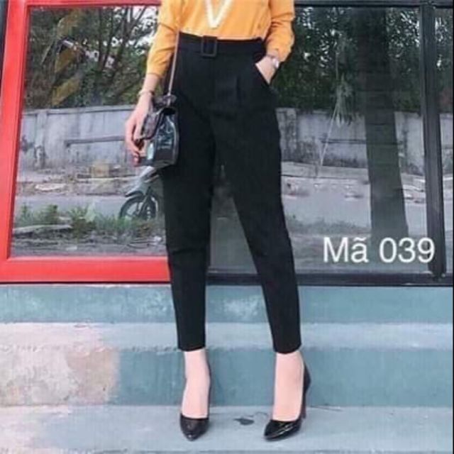 Quần baggy đai vuông