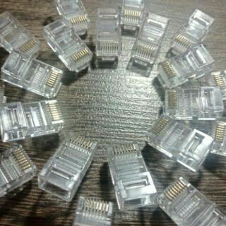 Đầu bấm mạng - đầu mạng rj45 100 cái