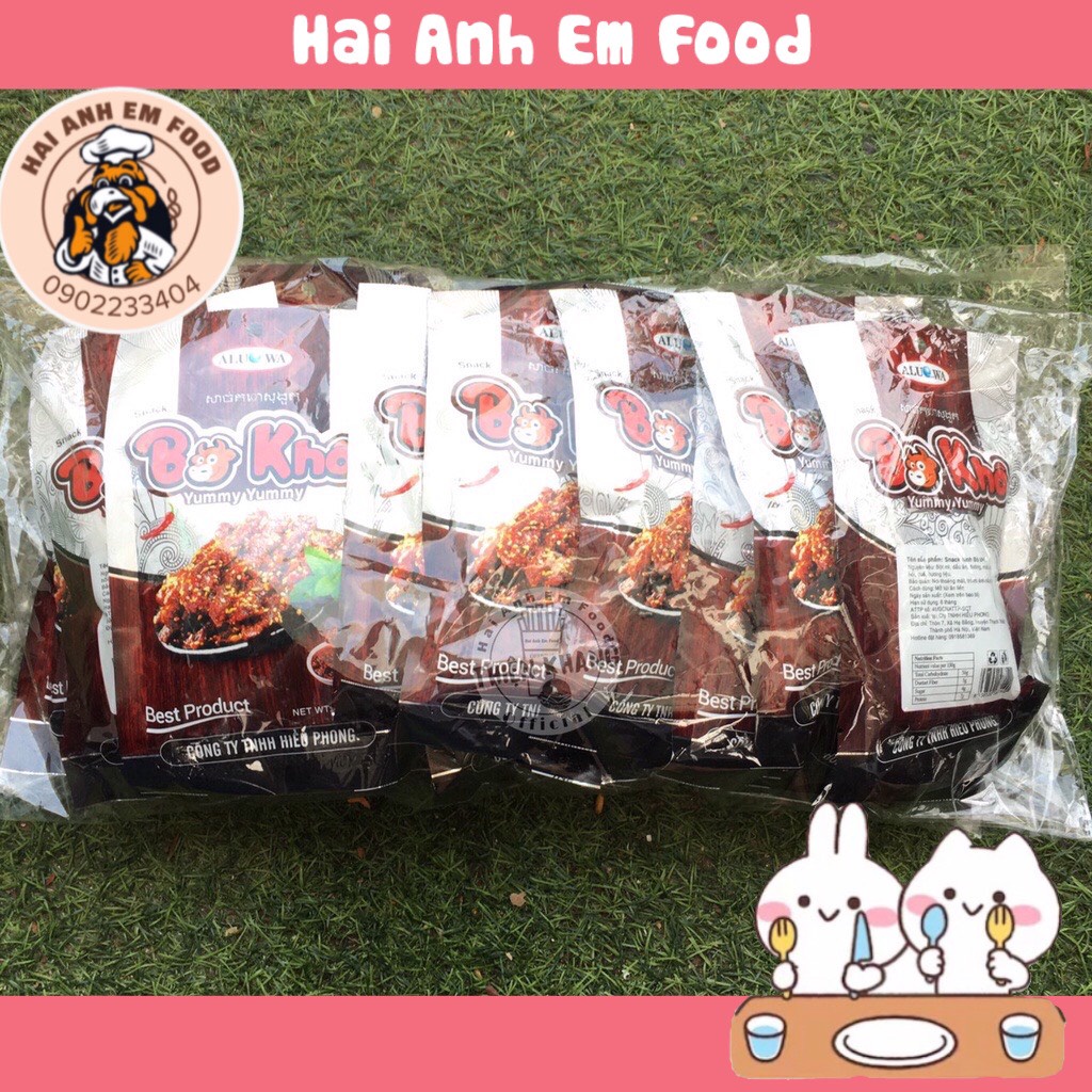 Bịch bò khô yummy yummy 30 gói