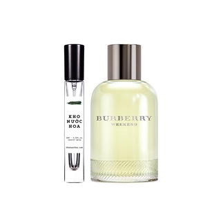 Khonuochoa - mẫu thử burberry weekend