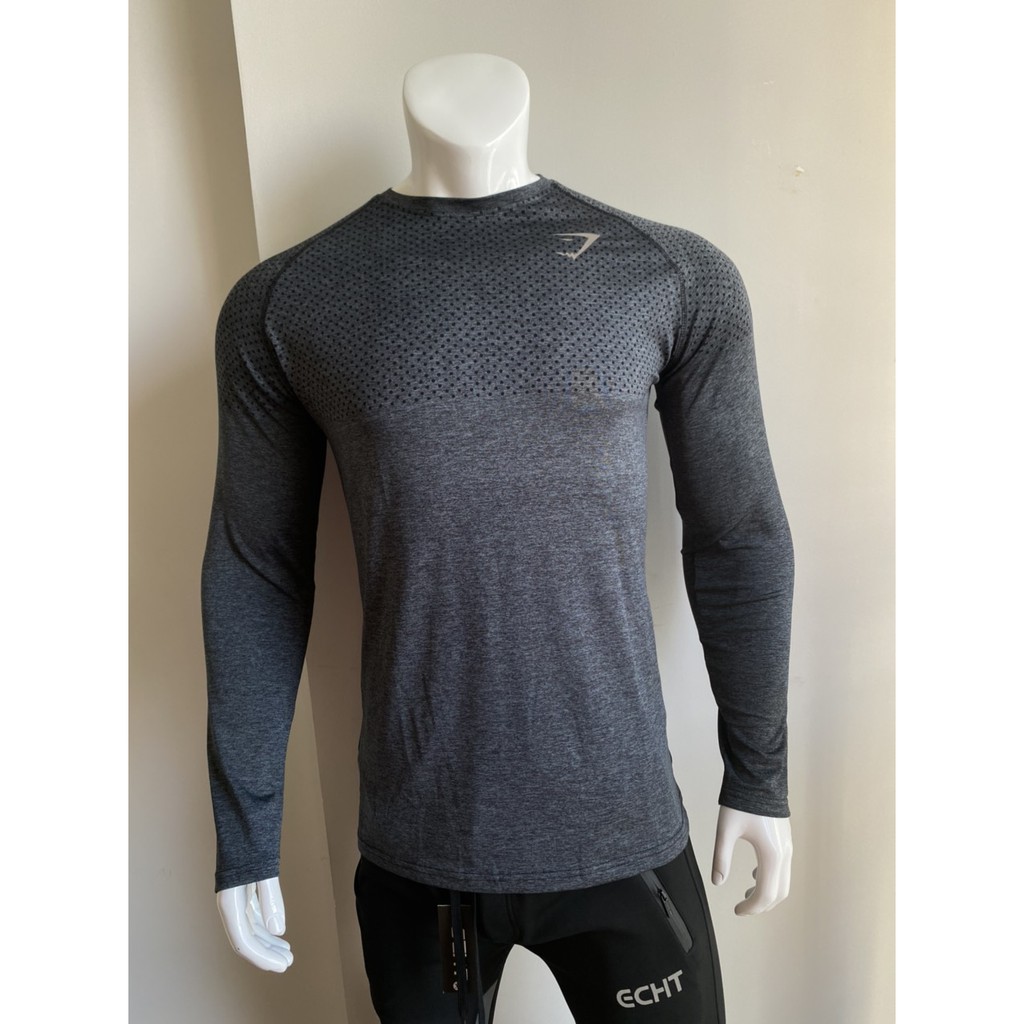 Áo tập gym tay dài ôm body GymShark  - Áo thun tập gym tay dài - BiT Fitness chuyên đồ tập ADT.GS.CN | BigBuy360 - bigbuy360.vn