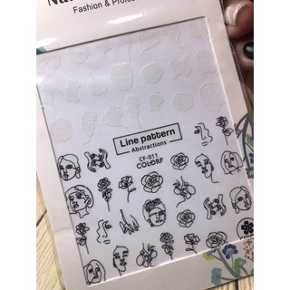 Hình dán móng cf011