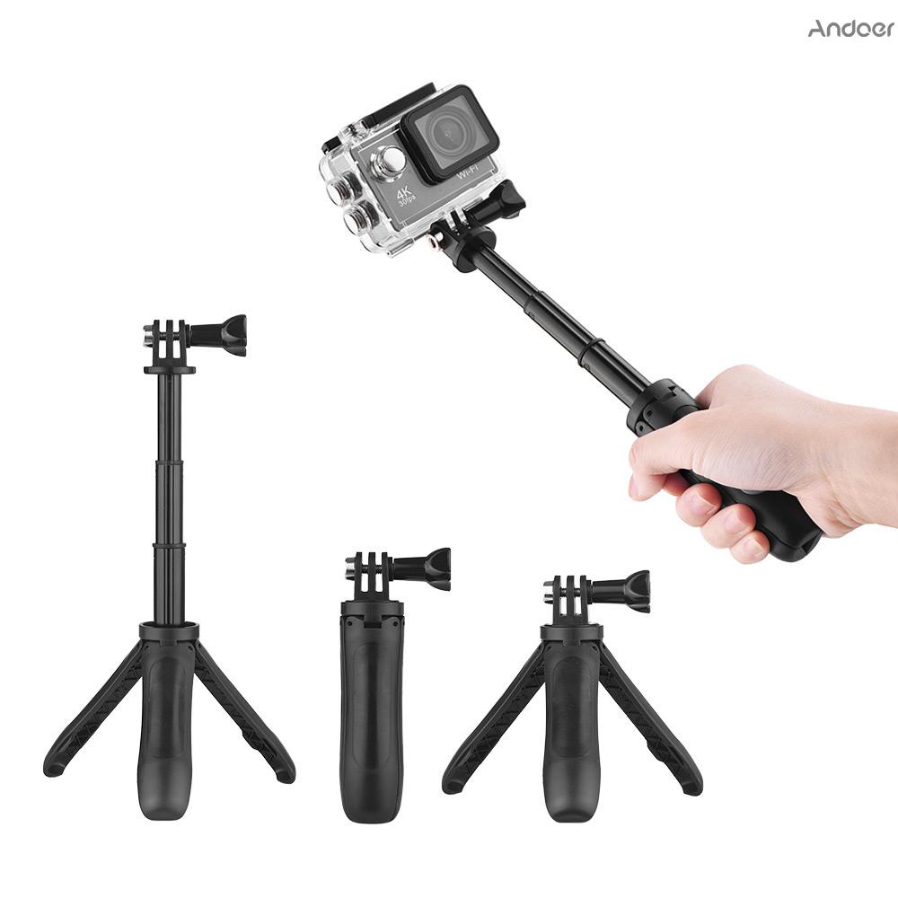 ✧ Gậy Chụp Ảnh Selfie Mini Có Thể Kéo Dài Cho Máy Ảnh GoPro Hero 3 / 5 / 4 / 3 + 3 / Yi Lite / 4k / 4k + SJCAM / Andoer / Akas
