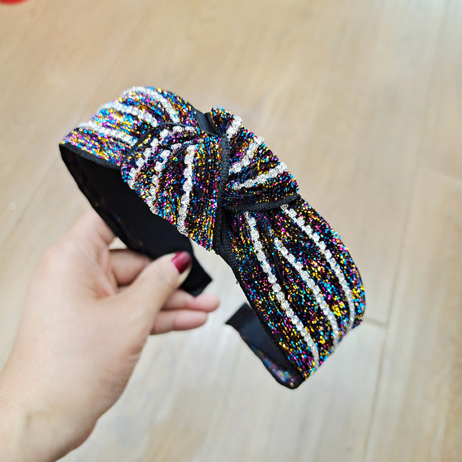 Băng Đô Cài Tóc Đính Đá Lấp Lánh Phong Cách Hàn Quốc