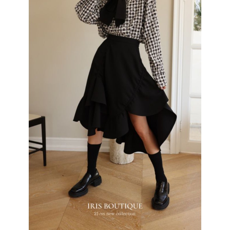 Iris Boutique IK001 Black Wave - Váy dài cơ bản