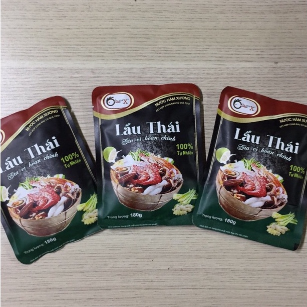 Nước Dùng Lẩu Thái CHIMAX Vị Lẩu Thái Chua Cay tự nhiên , Gói Cho 6-8 Người Ăn - Lẩu Thái 180g | BigBuy360 - bigbuy360.vn