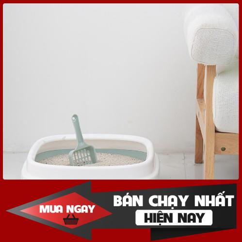 [CÓ CLIP TEST] [SIZE LỚN - TẶNG KÈM XẺNG] KHAY VỆ SINH CHO CHÓ MÈO - CHẬU CÁT VỆ SINH - THAU CÁT VỆ SINH CHÓ MÈO 0