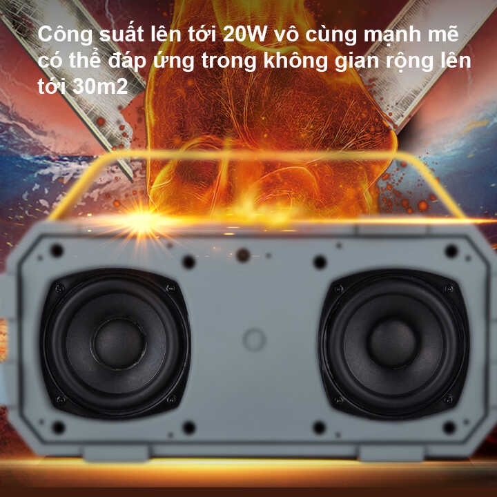 Loa Bluetooth SANSUI S20 Công suất thực 20W