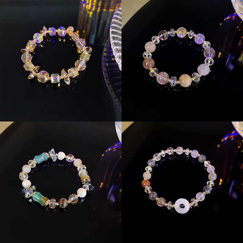 Vòng Đeo Tay Đính Hạt Ngọc Trai Siêu Lấp Lánh Thời Trang Năm 2022 Cho Nữ