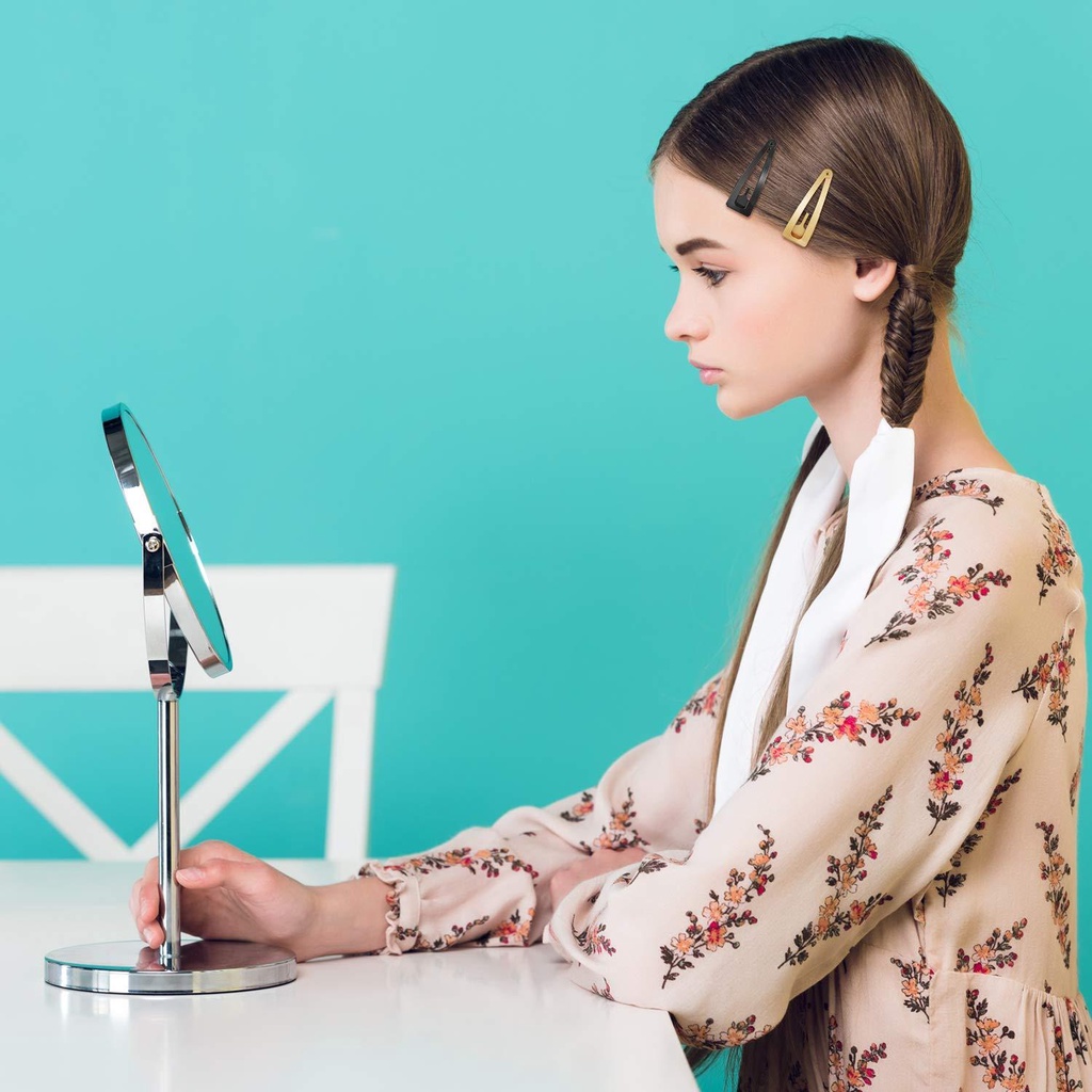 Kẹp Tóc Chống Trượt Bằng Kim Loại Chuyên Dụng Cho Salon