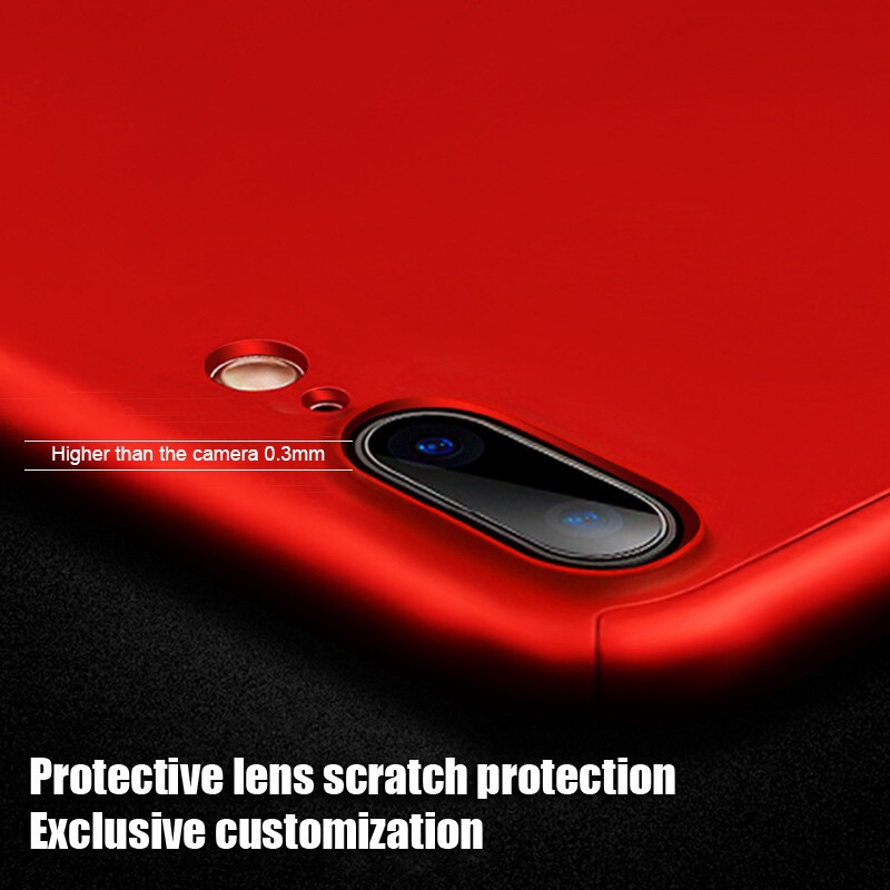 Ready Stock iPhone 5 5s SE 6 6s 7 8 Plus Casing 360° Full Protection Phone Case Matte Hard PC Back Cover | BigBuy360 - bigbuy360.vn