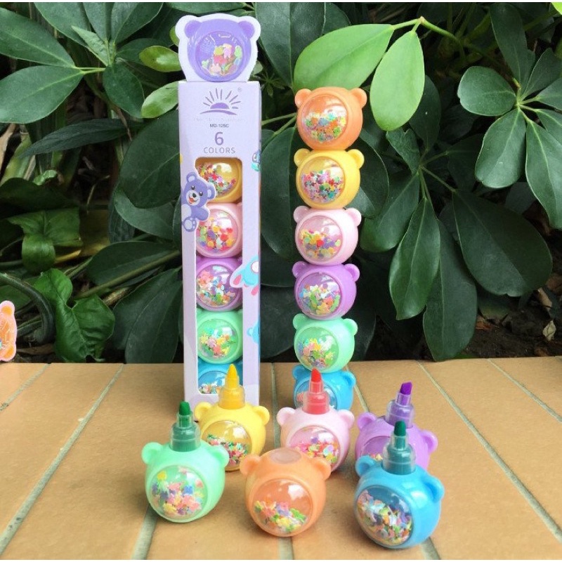 Set bút dạ quang siêu cute