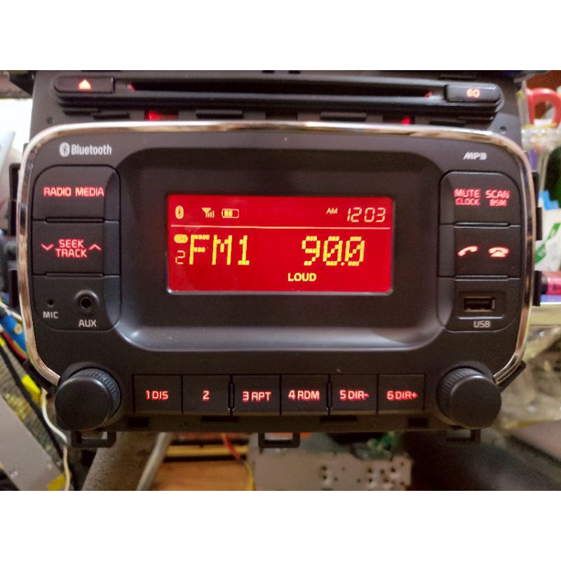 Đầu cd bluetooth aux usb mp3 tháo xe KIA.