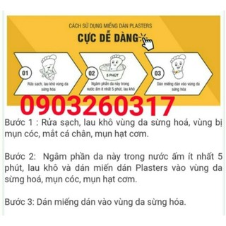Miếng dán mụn cóc (dứt điểm mụn cóc, mụn cơm..)