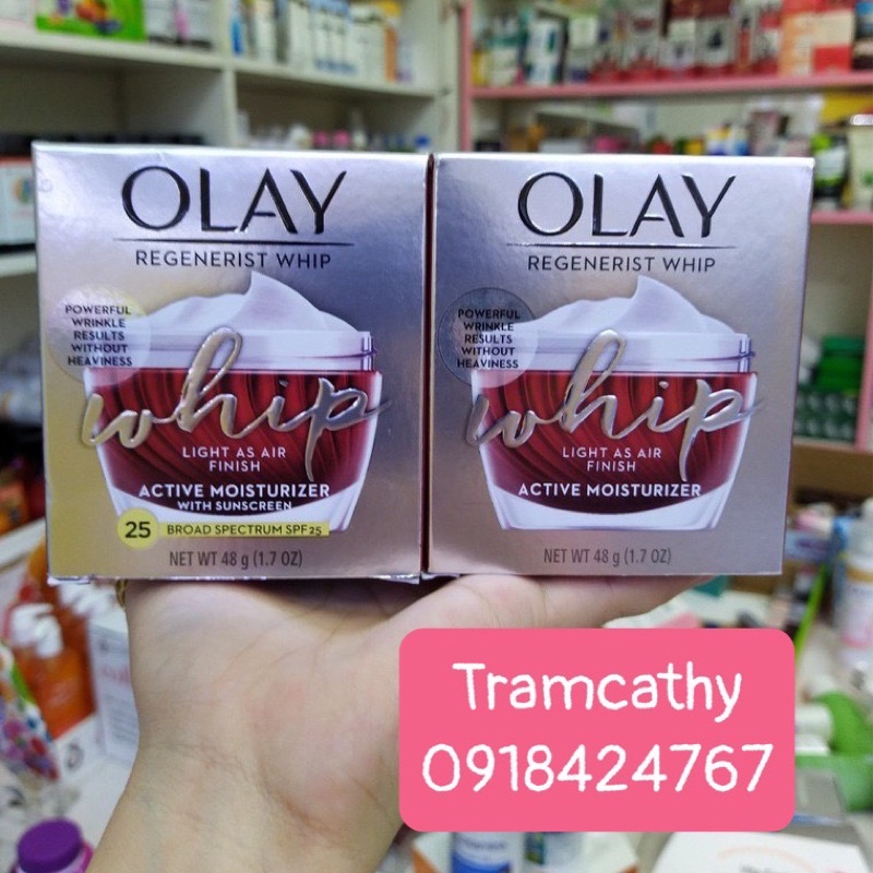 Kem chống lão hoá Olay Regenerist Whip 48g của Mỹ