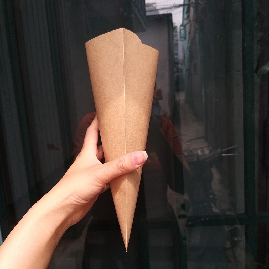 300 túi giấy đựng bánh mì màu nâu