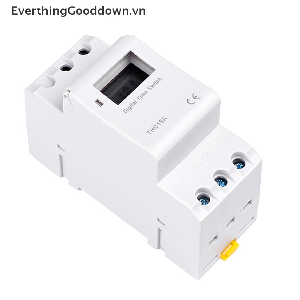 Everthinggooddown thc15a công tắc hẹn giờ kỹ thuật số điện tử điều khiển rơ le 220v 12v 24v 110v