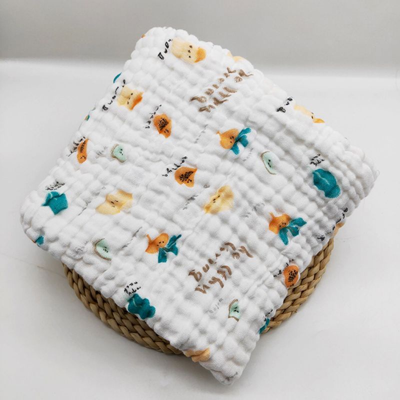 Chăn Quấn Em Bé 6 Lớp 105x105cm Phong Cách Muslin