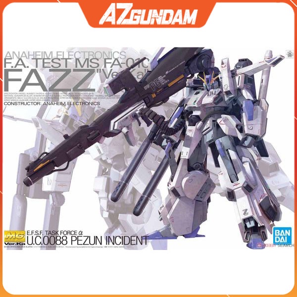 [CÓ SẴN] Mô Hình Lắp Ráp Gundam MG FAZZ Ver.Ka, Tỉ Lệ 1/100, Hàng Chính Hãng Bandai - Nhật Bản