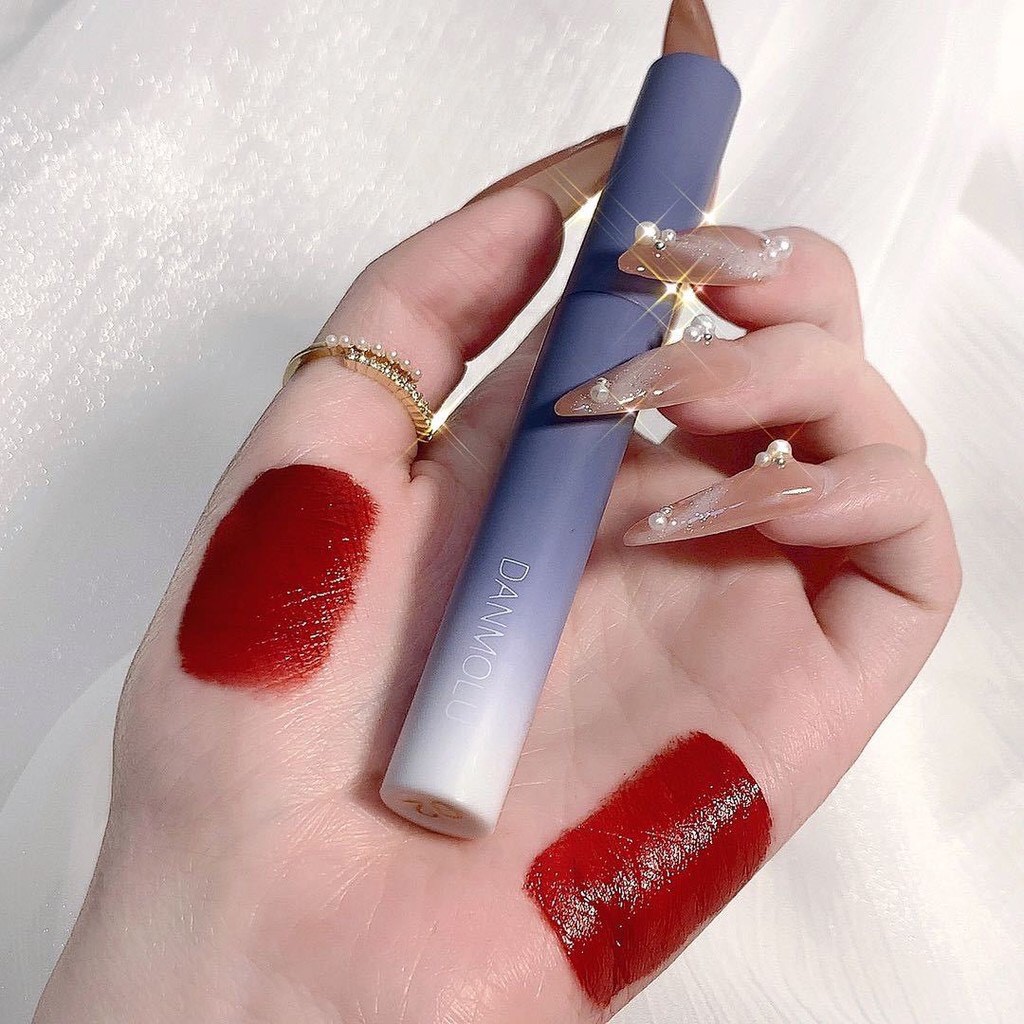 Bộ 5 cây son kem lì DANMOLU kháng nước lâu trôi bền màu chống thấm nước