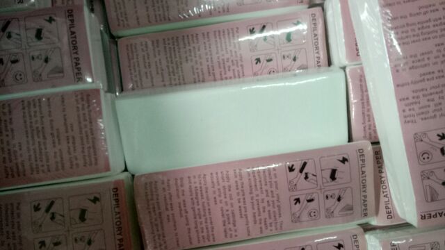 combo 2 Hộp giấy nhám wax lông cao cấp ( hộp 100 tờ) | BigBuy360 - bigbuy360.vn