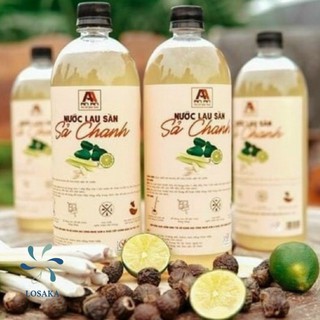 Nước lau sàn sả chanh Quế An An, đuổi ruồi muỗi côn trùng, không độc hại, an toàn cho da nhạy cảm