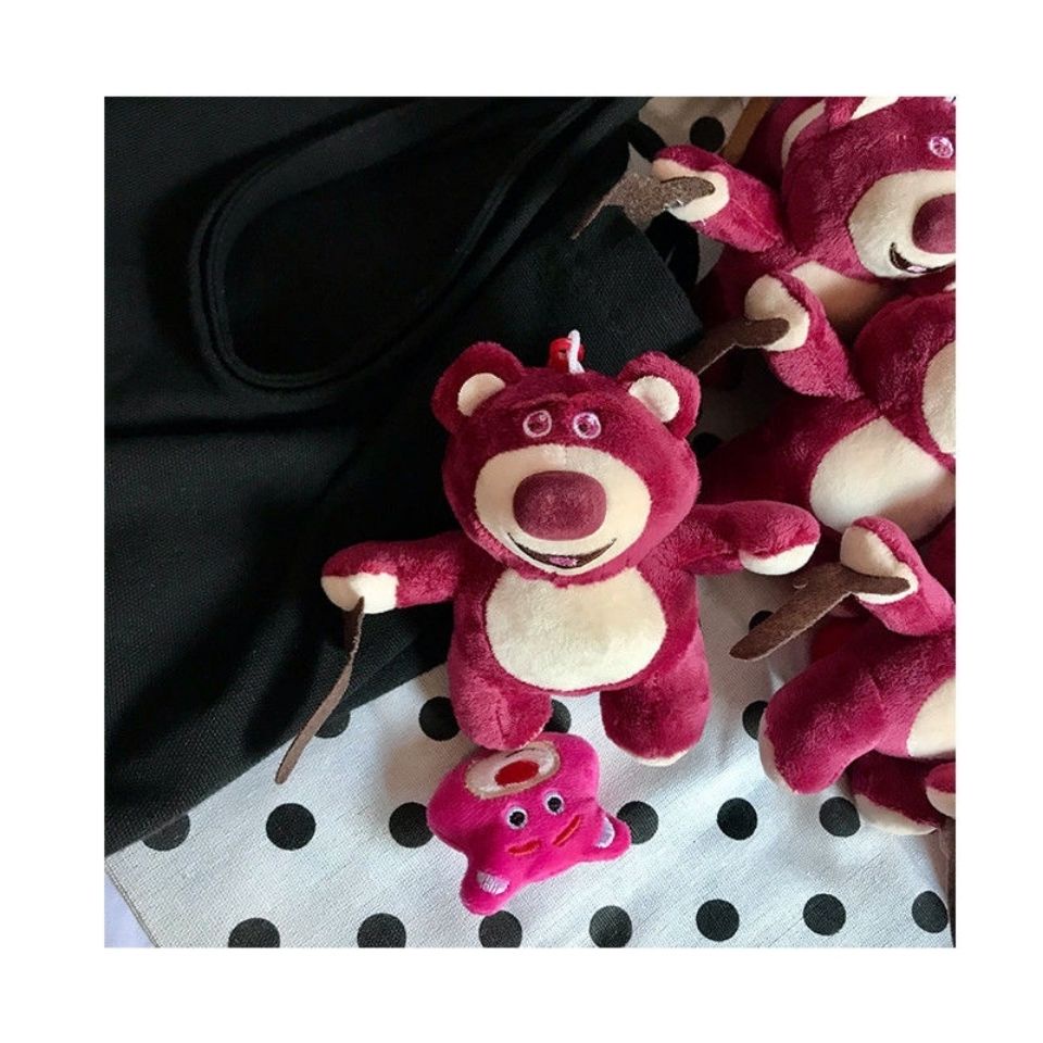 Móc Khóa Hình Trái Dâu Nhồi Bông Dễ Thương