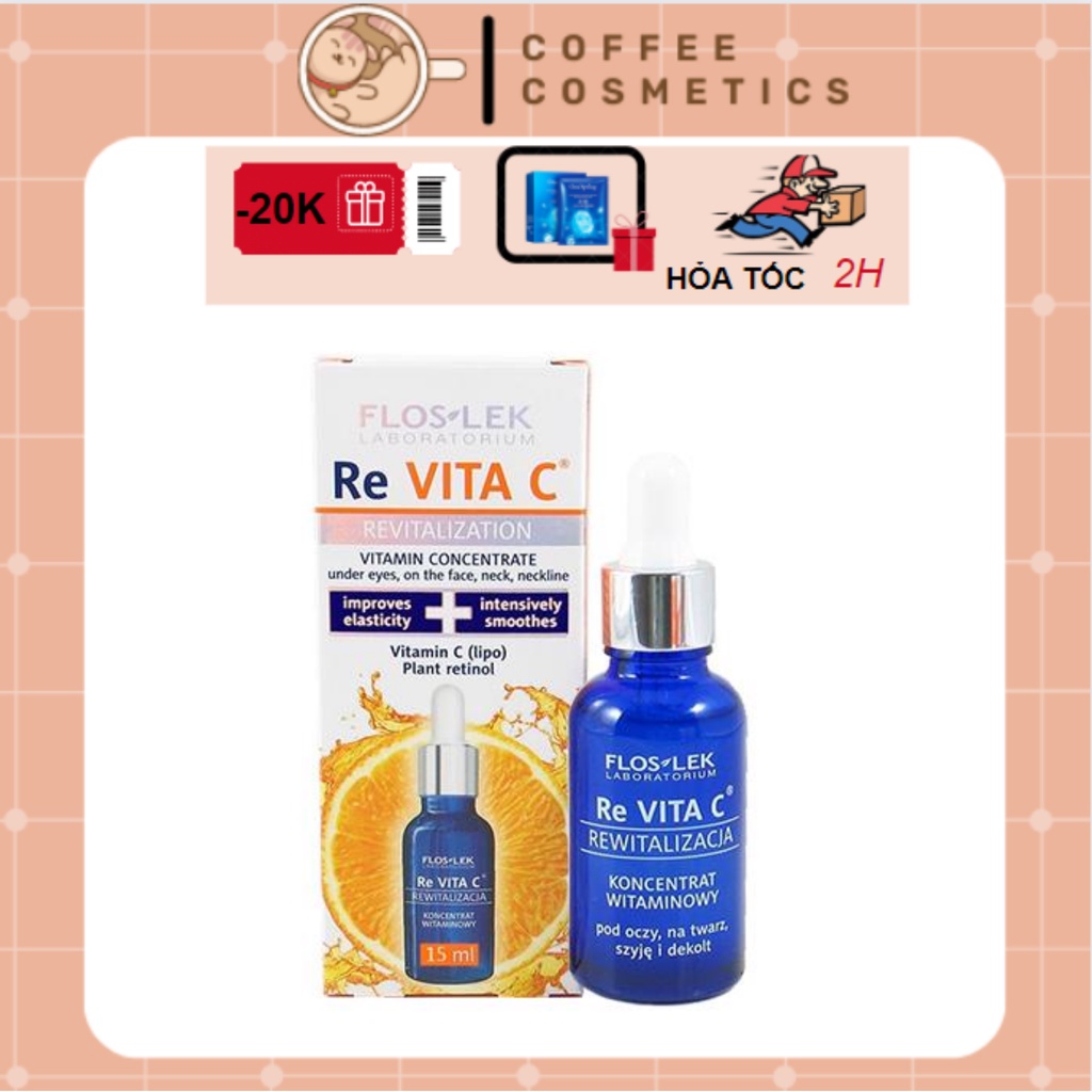 Tinh chất serum Floslek Re Vita C Floslek, Retinol 30ml - coffeecosmetics