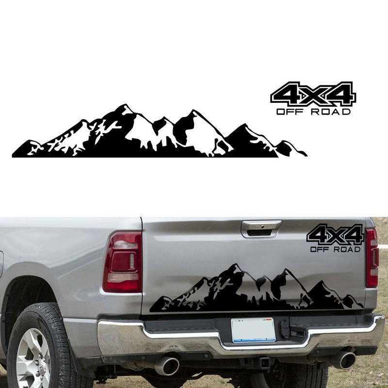 Car Sticker 4X4 Off Road Graphic Decal for Ford Ranger Raptor Pickup Isuzu Dma Nissan NAVARA Toyota Hilux Accessories