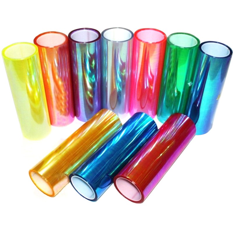 Miếng dán bóng kính nhiều màu sắc lựa chọn dùng để trang trí đèn pha ô tô