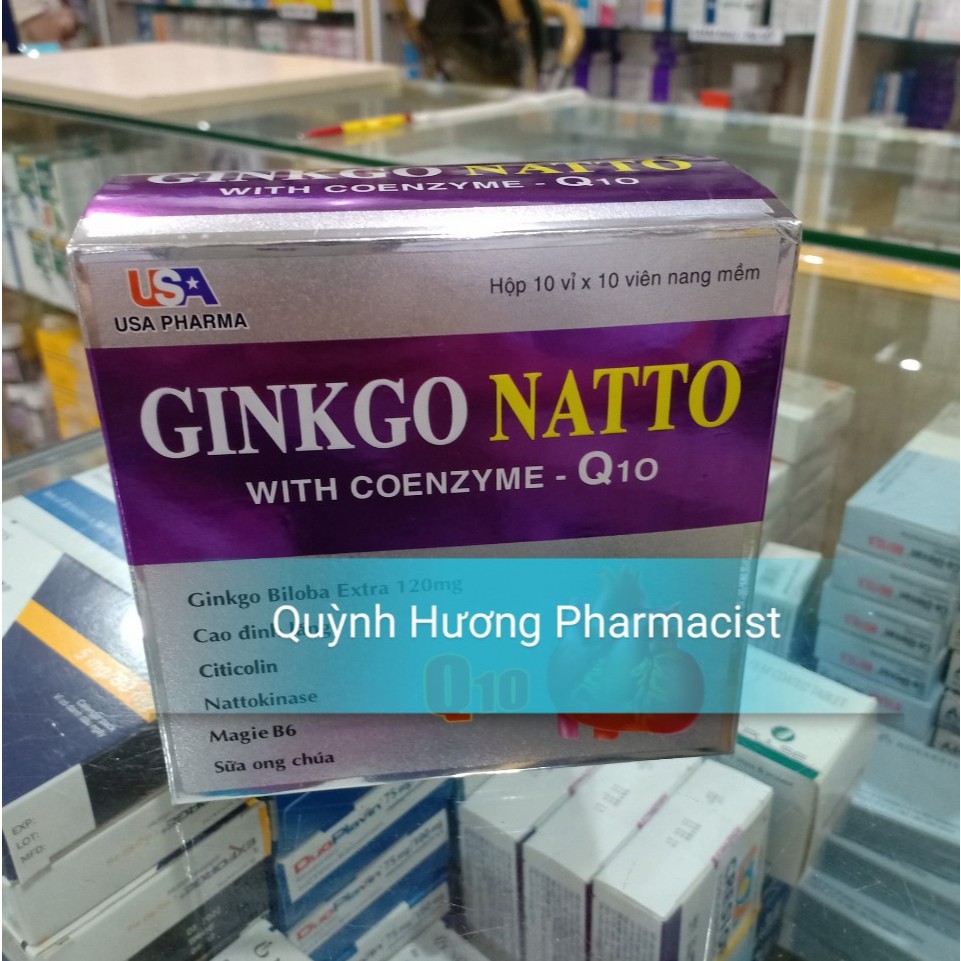GINKGO NATTO Q10 - giúp tăng cường tuần hoàn và lưu thông máu
