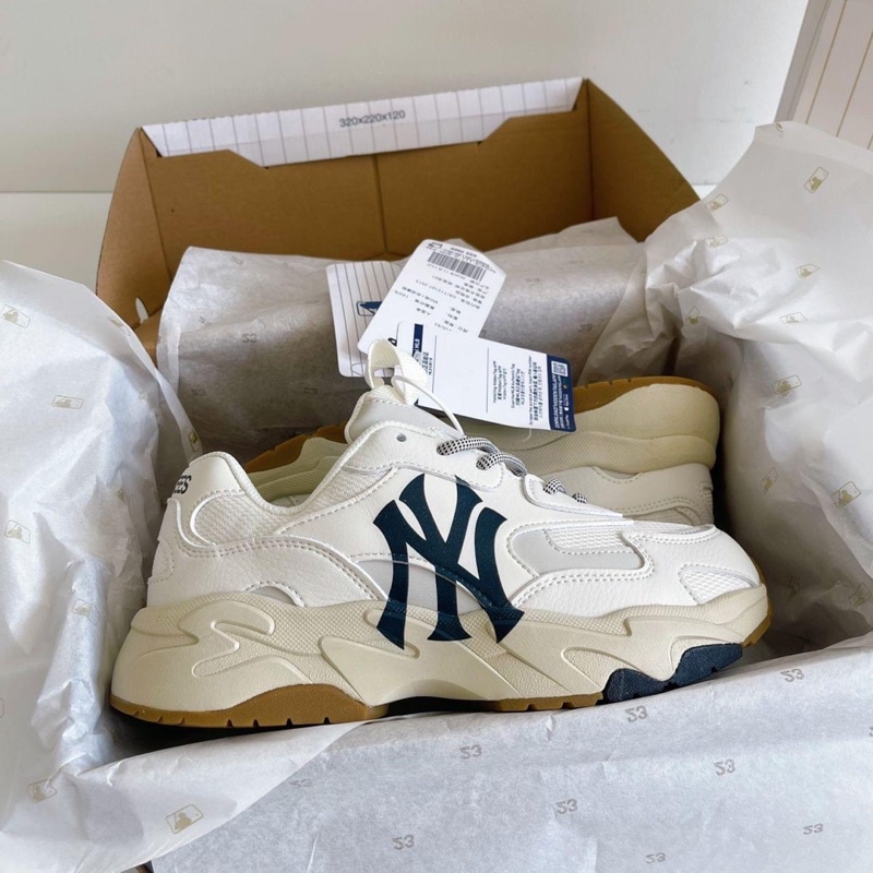 GIÀY ML.B CHUNKY BIGBALL LITE WHITE BLACK LAI AU [ FULL BOX + FREE SHIP ]