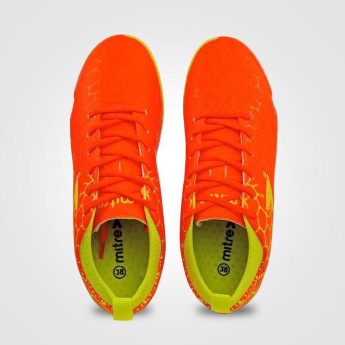 Xả 12.12 Giày bóng đá Mitre MT-181045-1 (Orange/Lime) New : ' " :