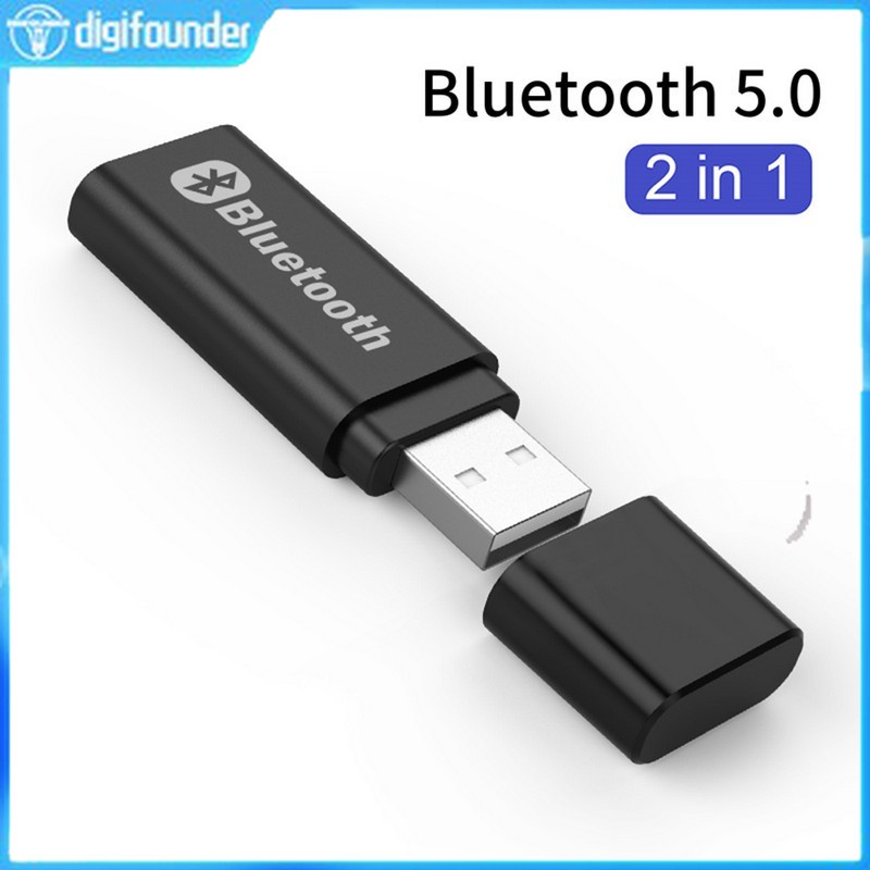 Dongle nhận tín hiệu bluetooth 3.5mm cổng USB kép chuyển đổi tín hiệu âm thanh cho xe ô tô